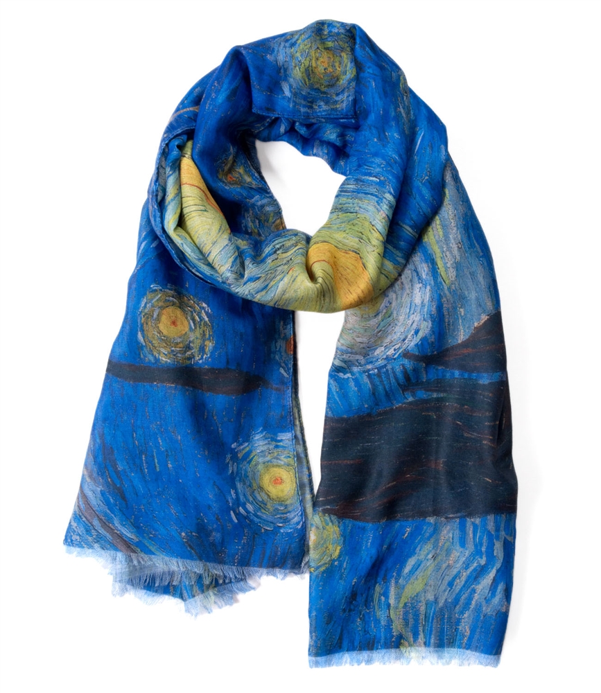 van gogh scarf starry night